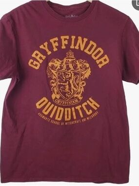 Kohl's Maroon and Gold Gryffindor Crest T‑Shirt
